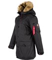 Canadian Peak Herren Winter Jacke Parka mit Kunstfell H-226