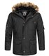 Geographical Norway Herren Winter Jacke Parak mit Kunstfell H-229