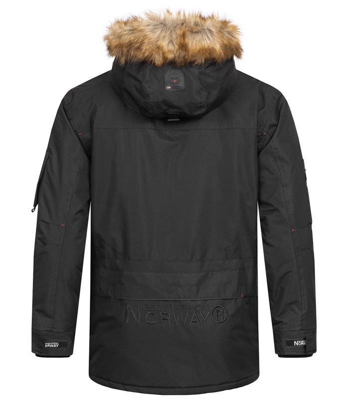 Geographical Norway Herren Winter Jacke Parak mit Kunstfell H-229