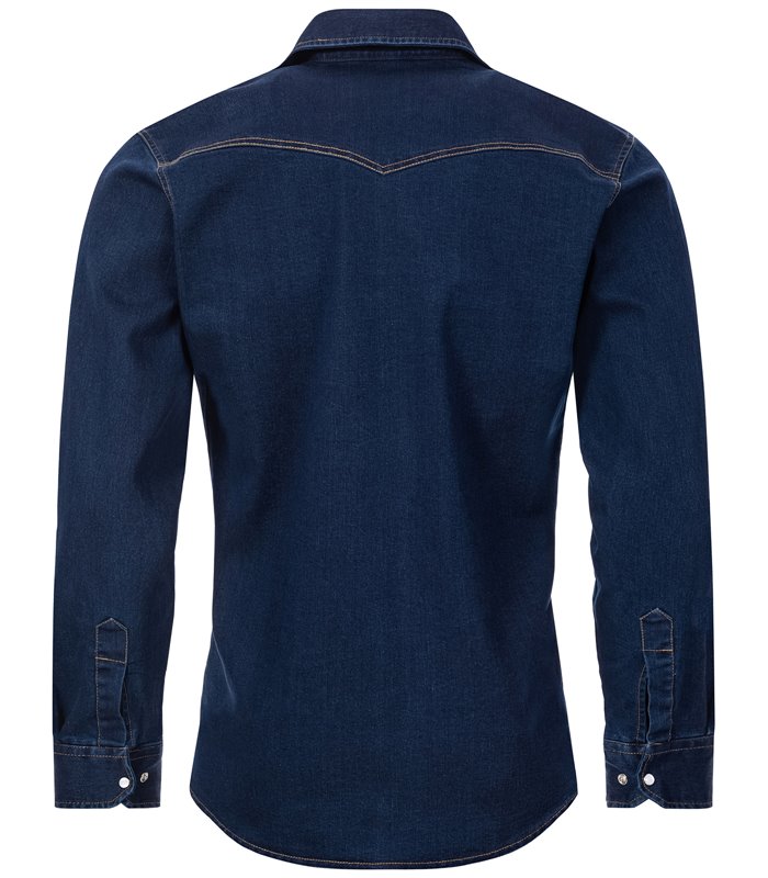 Rock Creek Herren Jeanshemd Jacke Dunkelblau H-221
