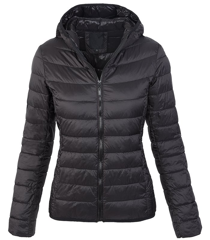 Damen Steppjacke mit Kapuze D-175