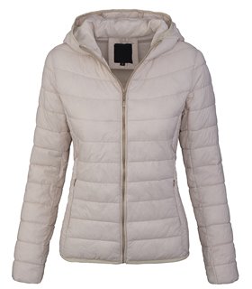 Damen Steppjacke mit Kapuze D-175