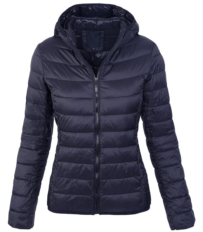 Damen Steppjacke mit Kapuze D-175