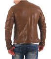 Herren Kunstlederjacke Biker-Style H-123