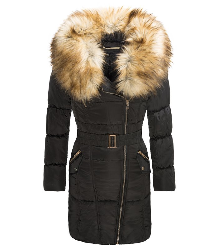 Eleganter Damen Mantel Wintermantel Stepp Jacke D-118
