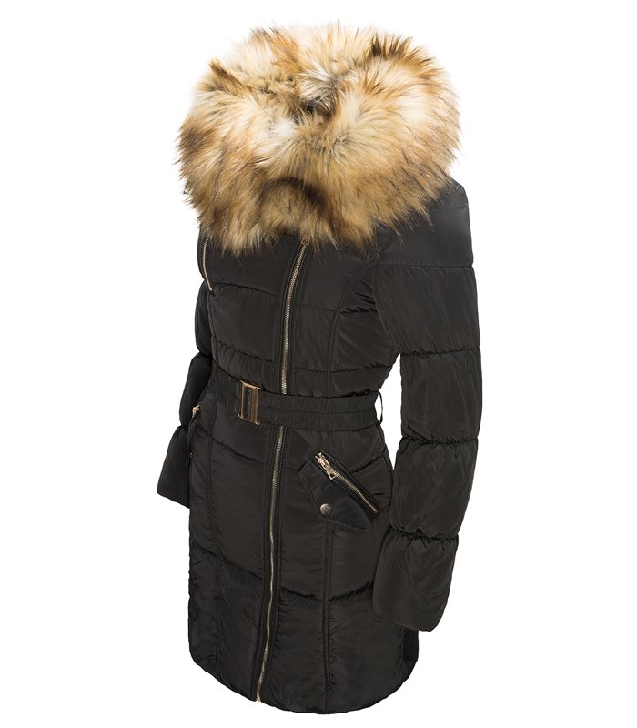 Eleganter Damen Mantel Wintermantel Stepp Jacke D-118