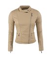 Damen Biker Jacke Kunstleder Jacke D-145