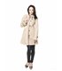 Damen Trenchcoat Mantel Übergangsjacke D-15