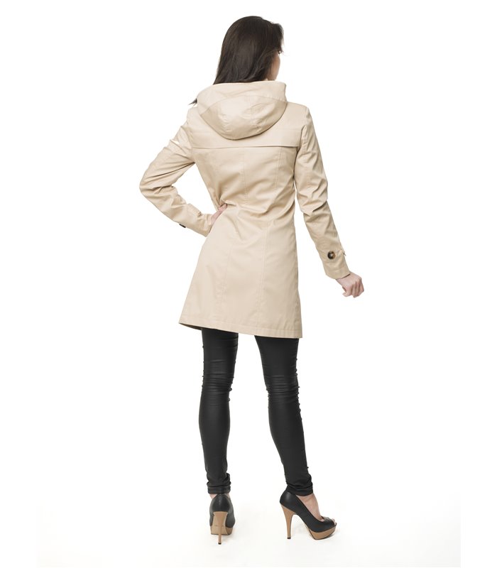 Damen Trenchcoat Mantel Übergangsjacke D-15