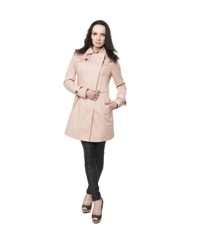 Damen Trenchcoat Mantel Übergangsjacke D-15