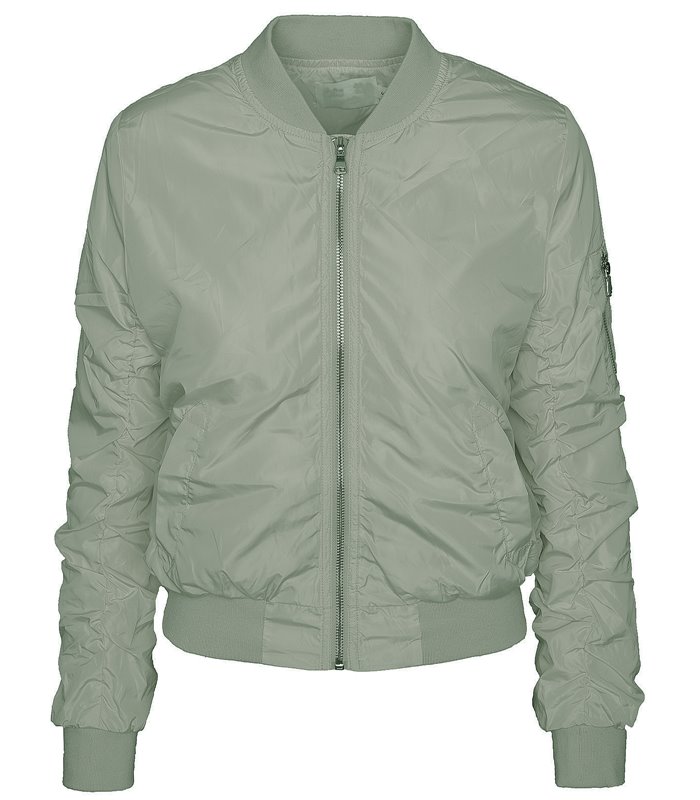 Damen Bomberjacke Pilotenjacke Retro-Style D-163