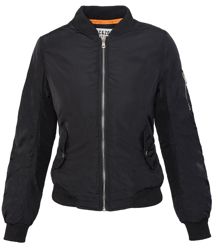 Damen Retro Bomberjacke Pilotenjacke D-193