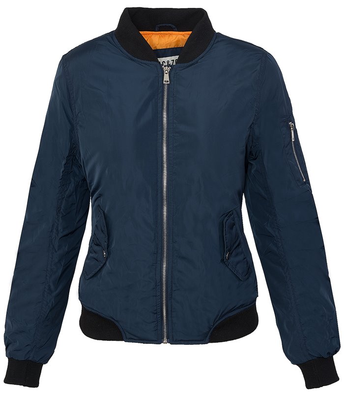 Damen Retro Bomberjacke Pilotenjacke D-193