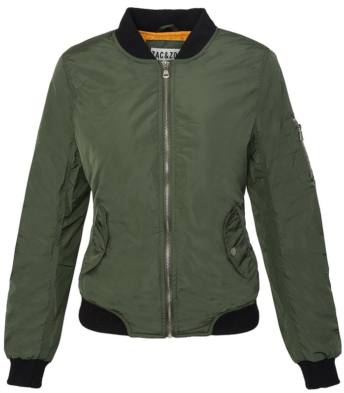Damen Retro Bomberjacke Pilotenjacke D-193