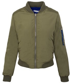 Damen Winter Bomberjacke Gefüttert D-194