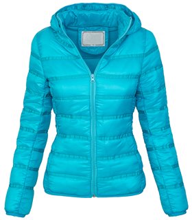 Damen Steppjacke mit Kapuze D-206