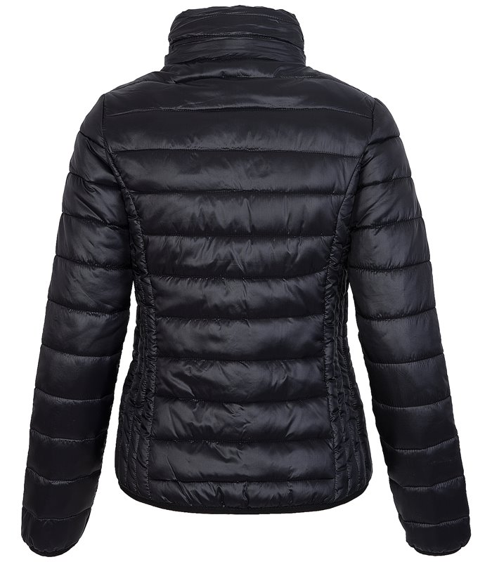 Damen Steppjacke gesteppte Übergangsjacke mit Kapuze D-210