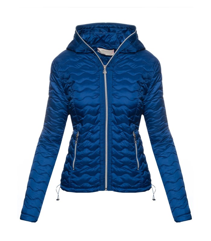 Damen Steppjacke Übergangs mit kapuze D-215