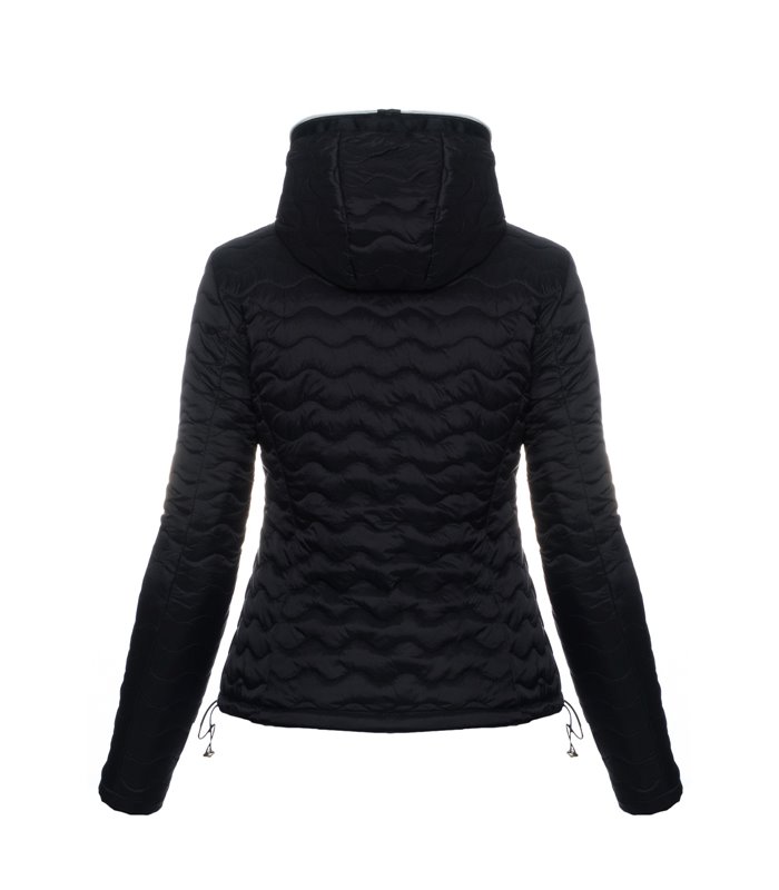 Damen Steppjacke Übergangs mit kapuze D-215