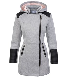 Damen Übergangsjacke mit Kapuze D-248