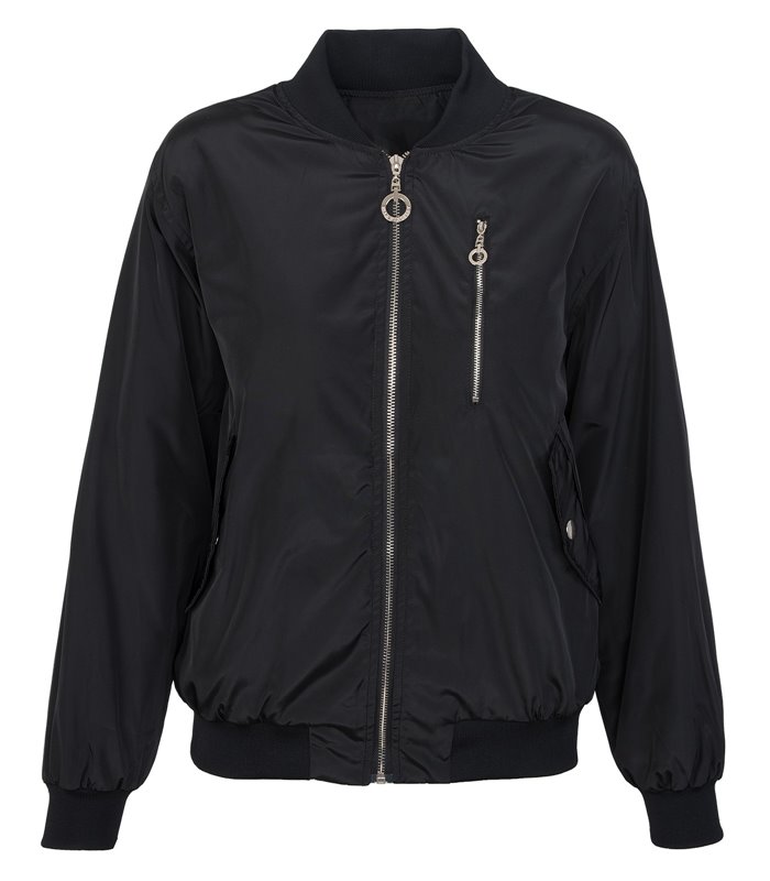 Damen Bomber Jacke Harrington Jacke D-282