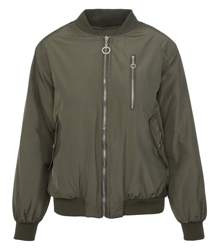 Damen Bomber Jacke Harrington Jacke D-282