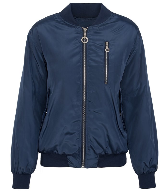 Damen Bomber Jacke Harrington Jacke D-282