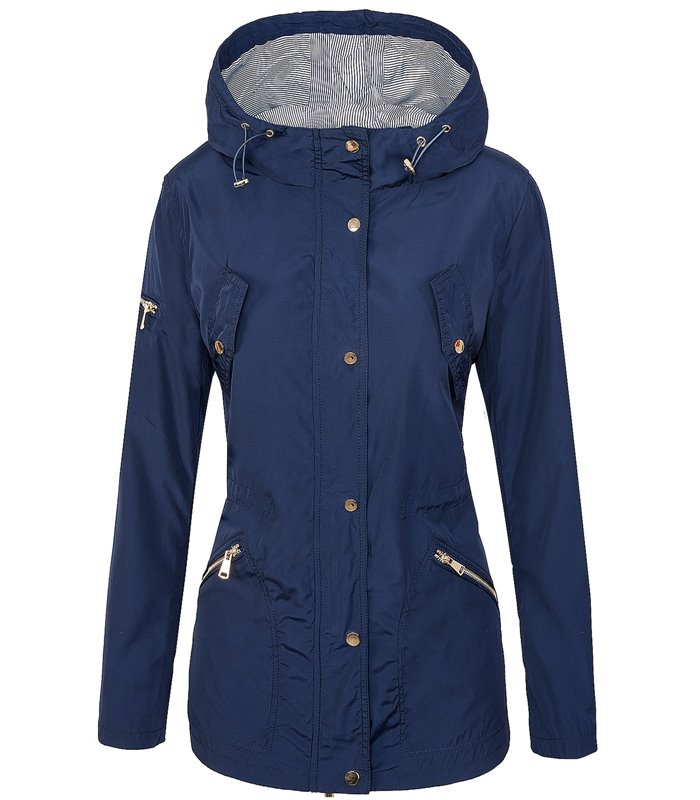 Designer Damen Windbreaker Damen Jacke Mantel Kapuze Übergangs Jacke