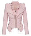 Damen Kunstleder Jacke Biker-Style D-305