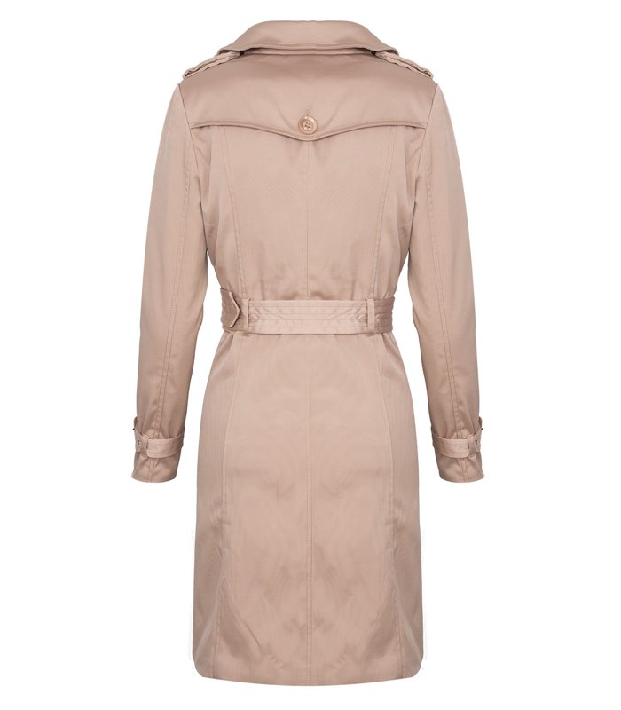 Damen Trenchcoat Mantel Vintage-Style D-312