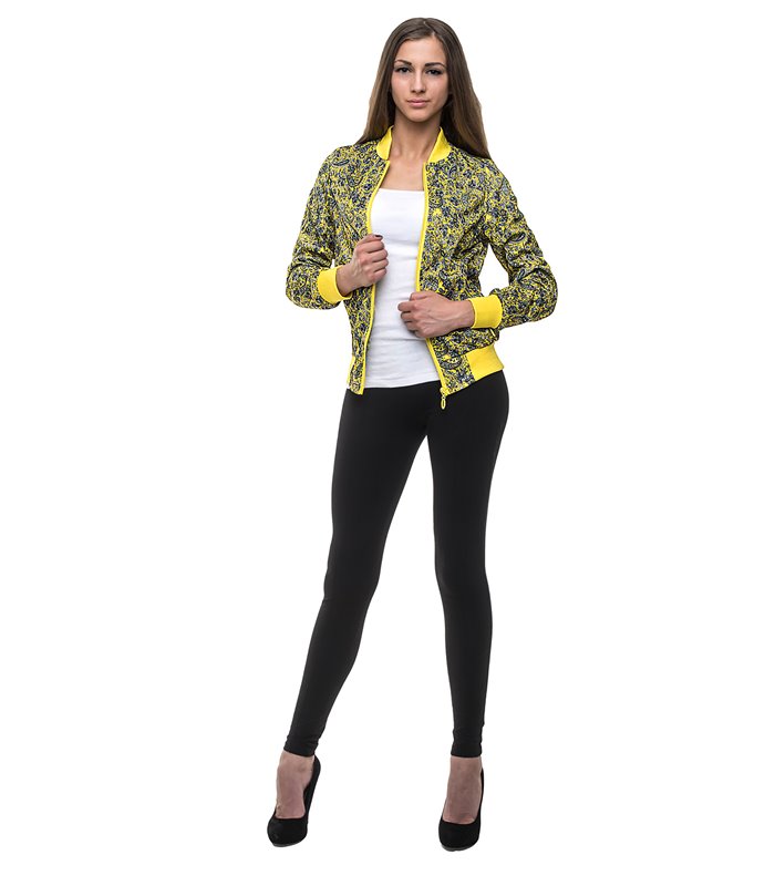 Damen Übergangs Jacke Paisleymuster Damenjacke Kurz Sommerjacke