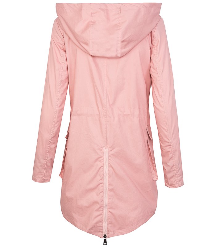 Damen Übergangsjacke Mantel Windbreaker Jacke Damenjacke Rosa Schwarz D-368