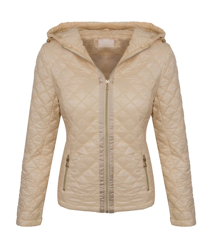 Damen Steppjacke mit Kapuze D-383