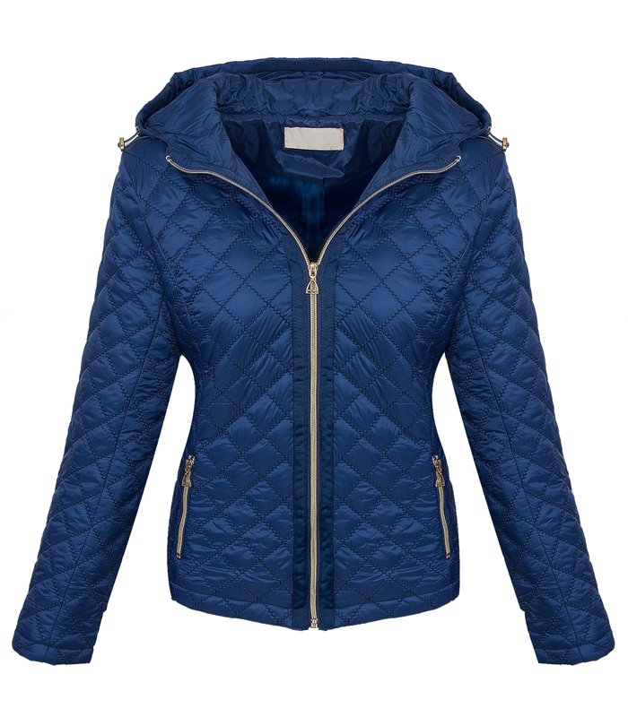 Damen Steppjacke mit Kapuze D-383