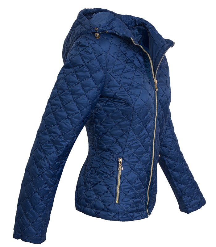Damen Steppjacke mit Kapuze D-383