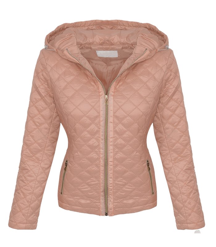 Damen Steppjacke mit Kapuze D-383