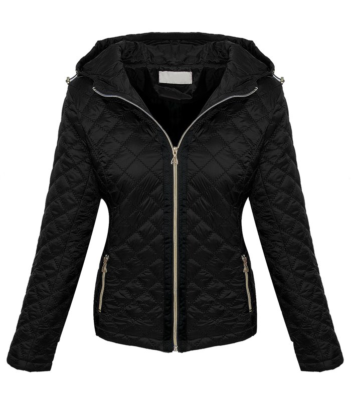 Damen Steppjacke mit Kapuze D-383
