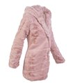 Damen Winter Jacke Teddy-Fleece Wintermantel Fleecemantel D-406