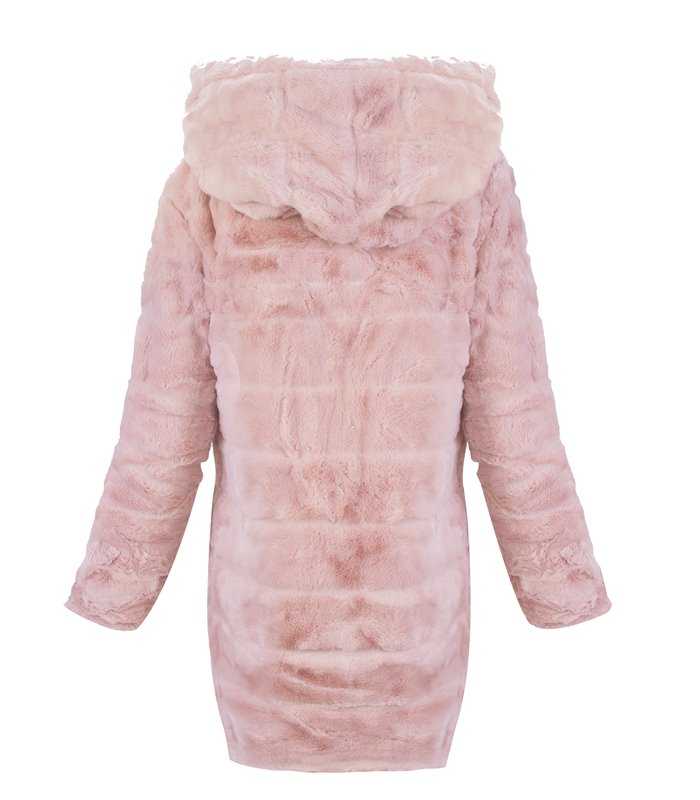 Damen Winter Jacke Teddy-Fleece D-406