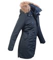 Damen Winter Mantel Kapuze mit Echtpelz D-410