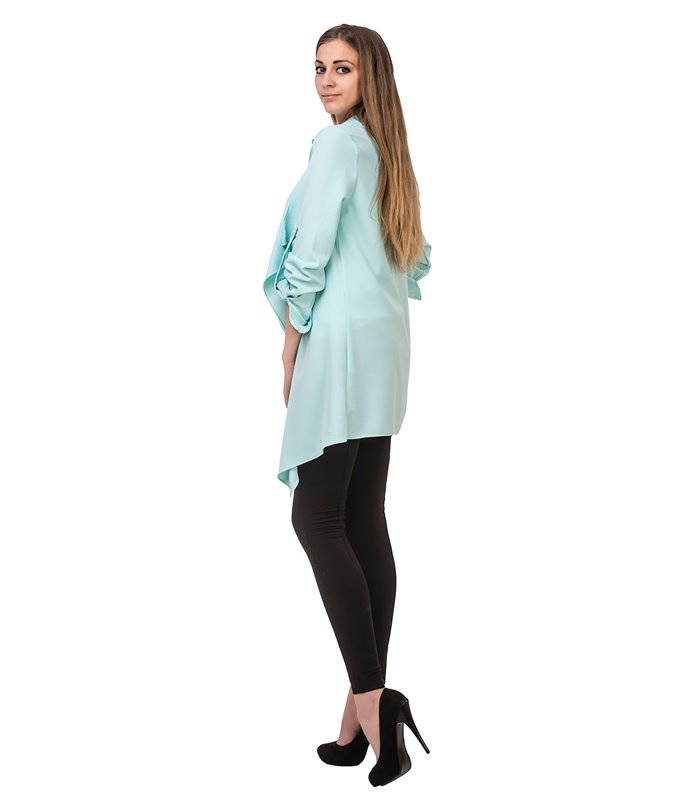 Damen Blazer mit Wasserfallkragen D-42