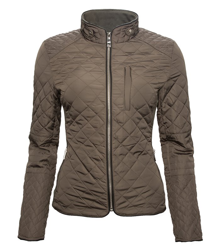 Damen Stepp Jacke Übergangsjacke gesteppte Jacke Kurzjacke Schwarz Rot Beige