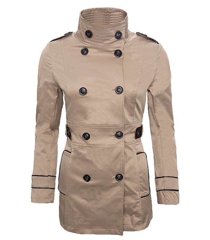 Designer Damen Jacke Übergangsjacke Trenchcoat Mantel Damenmantel