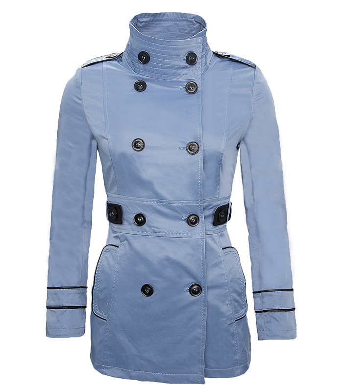 Designer Damen Jacke Übergangsjacke Trenchcoat Mantel Damenmantel