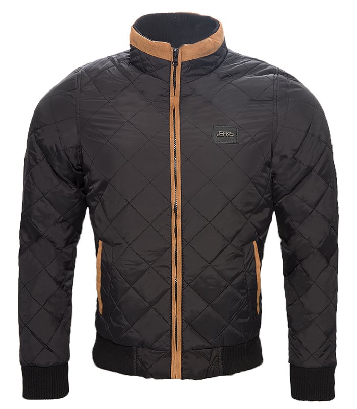 Herren Stepp Jacke Winterjacke Herrenjacke Stehkragen Schwarz Blau