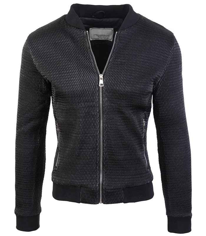 Herren Bomberjacke Übergangs Jacke Harrington Fliegerjacke
