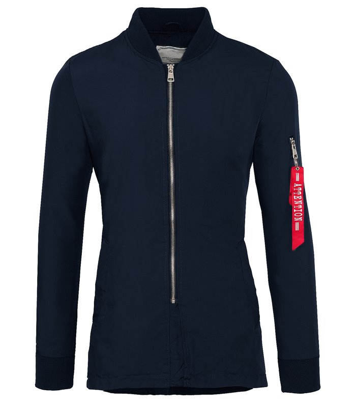 Herren Bomberjacke Harrington Jacke U.S. Army Fliegerjacke Lang