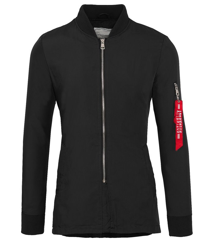 Herren Bomberjacke Harrington Jacke U.S. Army Fliegerjacke Lang