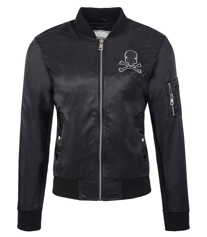 Bomberjacke Herren Pilotenjacke Retro Bomber Übergangs Jacke