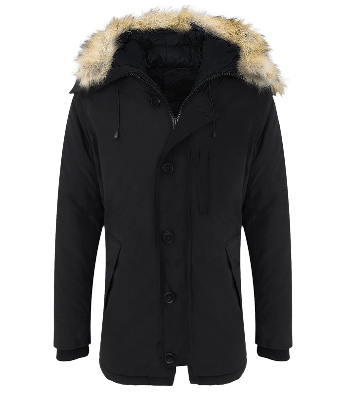 Herren winterjacke mantel warm parka herrenjacke outdoor H-130